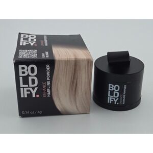 Boldify Enhance Hairline Powder Light Blonde 4g Root Touch Up Water Resistant